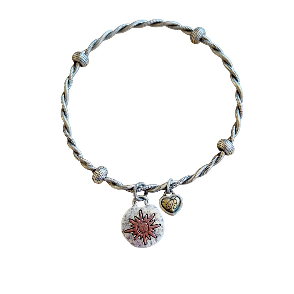 Brighton Art & Soul Bangle Bracelet Live Your Dreams And Happiness Will Follow
